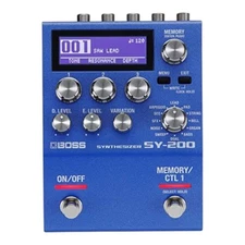 BOSS SY-200 Polyphonic Guitar Synthesizer Pedal with MIDI & Expression Control