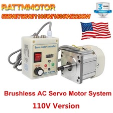 〖US〗2.2KW 1.5KW 1.1KW 550W 750W 110V AC Brushless Servo Motor CNC Controller Kit