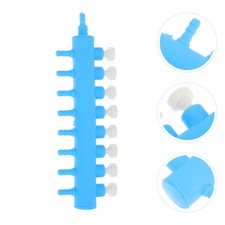 Pompa ossigeno testa erogazione aria acquario linea aerea splitter pesci serbatoio accessori