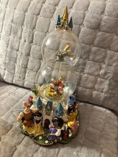 Disney World Character Parade Two Tiered Snow Globe ( Spinning Dumbo)