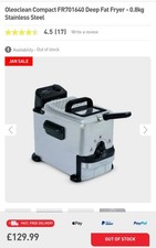 Tefal Oleoclean Pro (Or Compact) Deep Fat Fryer. Used Once. Good Condition
