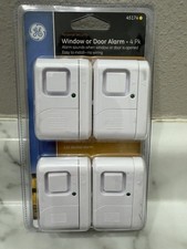 NEW 4 Pack GE Personal Security Window Door Alarm Model 45174 Home Security