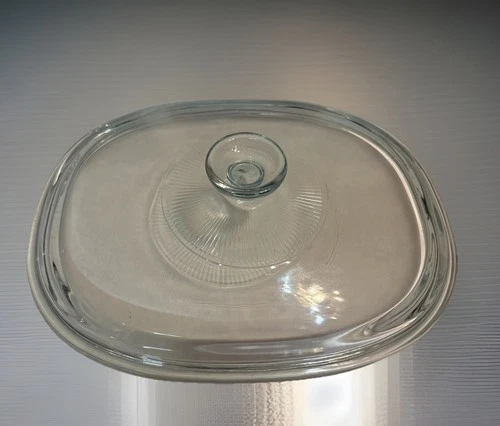 PYREX Oval Clear Glass Lid DC 1.5C for Corning Ware 35 Casserole Lid Only