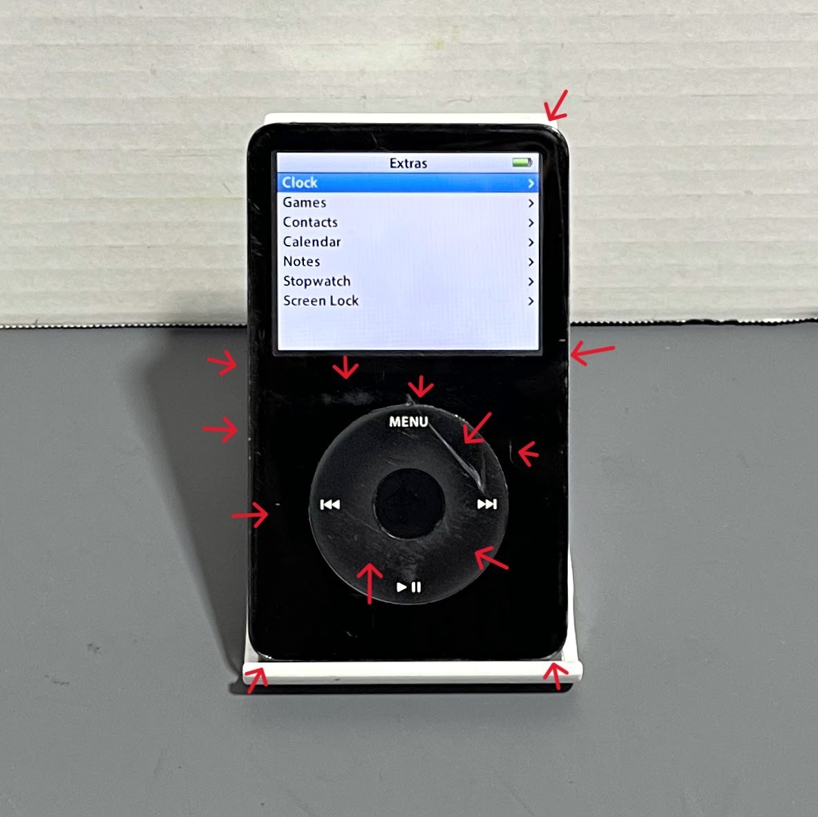 Apple A1136 MA450LL iPod 5th Gen Enhanced 80GB Storage Media
