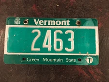Vermont License Plate Maple Tree