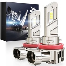 H11 Bulb, H11 Fog Bulbs 1:1 Mini Size with Cool Fan H9/H8 Light Quick Install...