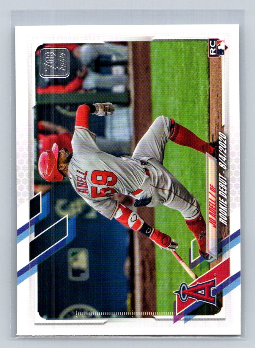 2021 Topps Update  #US44 Jo Adell Rc Rookie  Los Angeles Angels A58