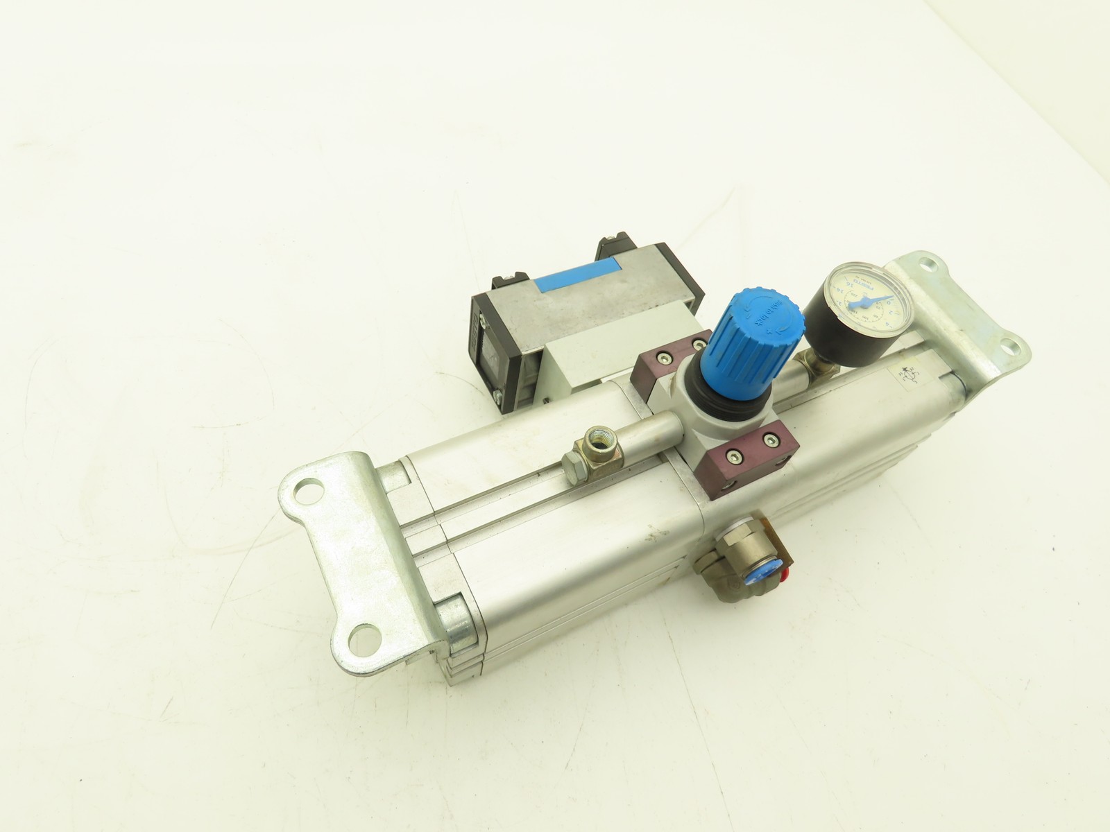 Festo DPA-63-10 Pneumatic Pressure Booster 58-145psi Control Valve JH-5/2-D-2-C
