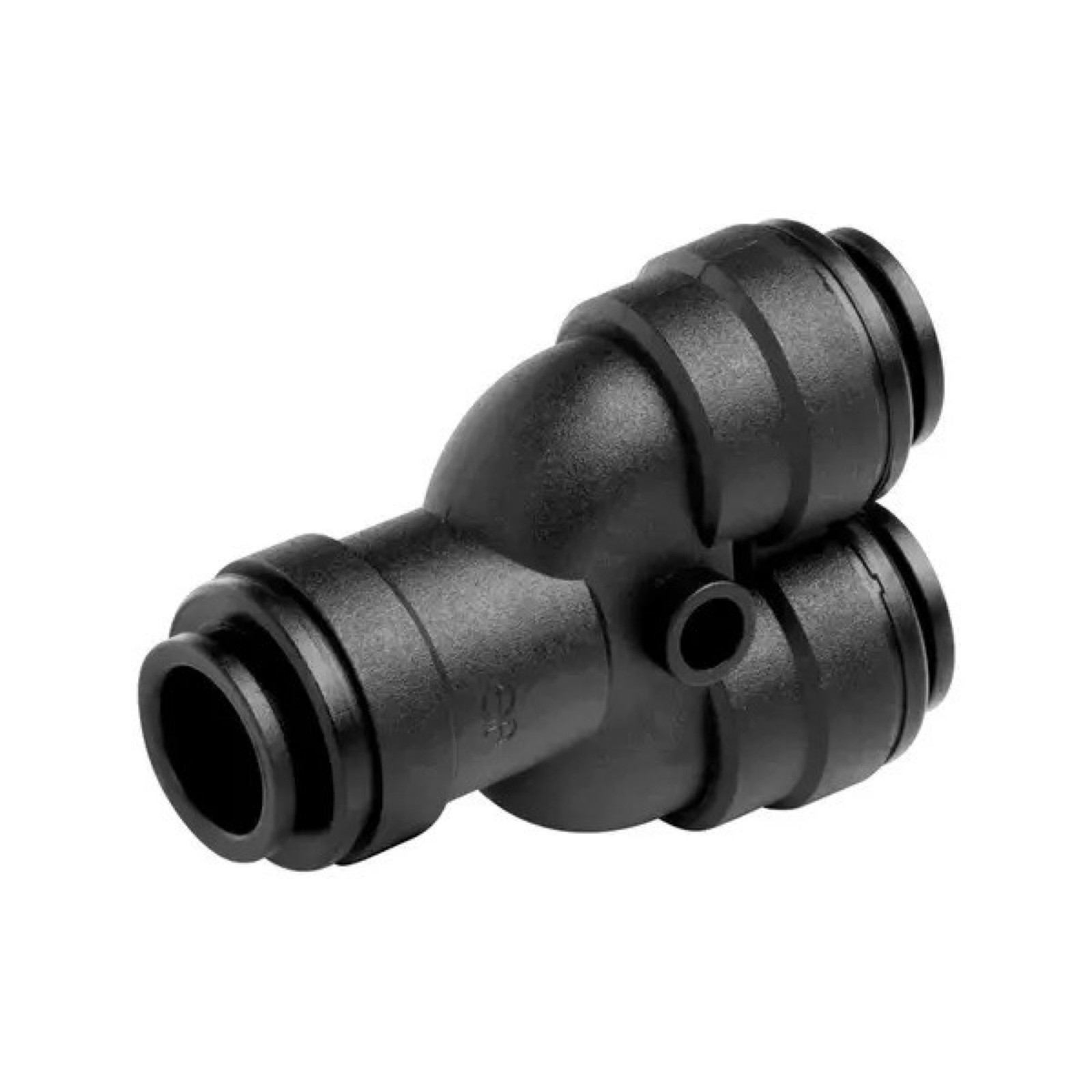 John Guest Speedfit 12mm Push Fit 2 Way Y Divider Black / Manifold (Pack of 2)