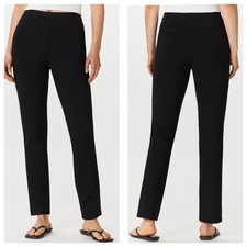 Quince Womens Black Ultra 4-way Stretch Ponte Knit Straight Leg Pants Size Large