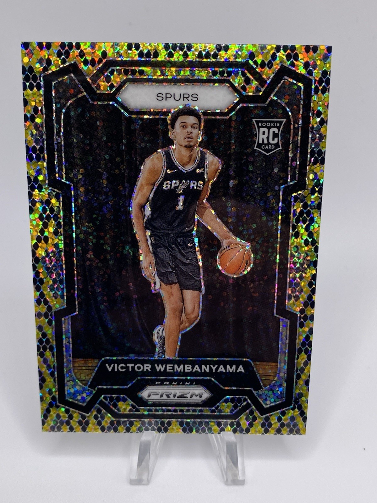 2023-24 Prizm King Snake Refractor RC Rookie Victor Wembanyama SSP RARE