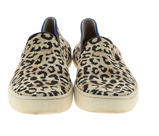 EUC Rothy's Tan Animal Print Slip On Sneakers - Womens US 6.5