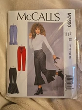 McCalls Pattern 7690 Pants Misses Sizes 14 - 22 Uncut