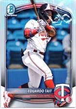 2025 Bowman Draft #BDC-39 Eduardo Tait Chrome Refractor