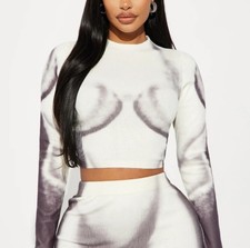 Fashion Nova 2 Piece XL Sweater Set