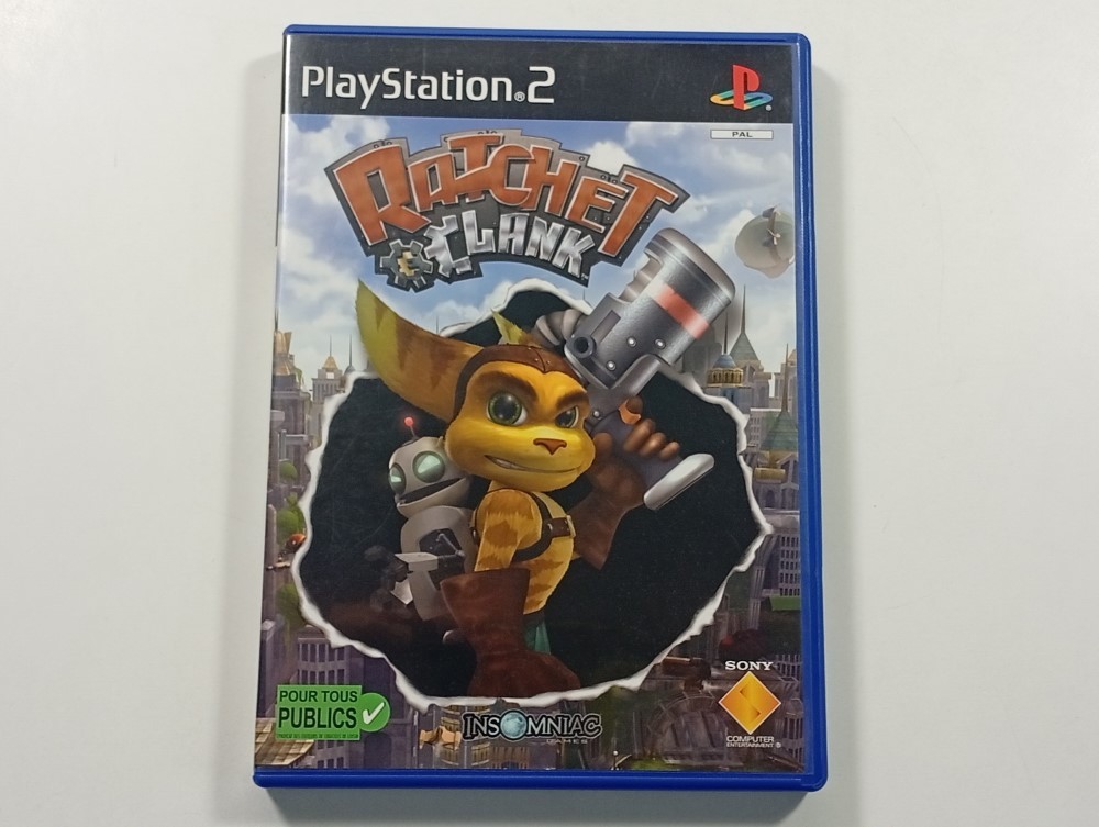 RATCHET & CLANK SONY PLAYSTATION 2 (PS2) PAL-FR OCCASION (SANS NOTICE - WITHOUT 
