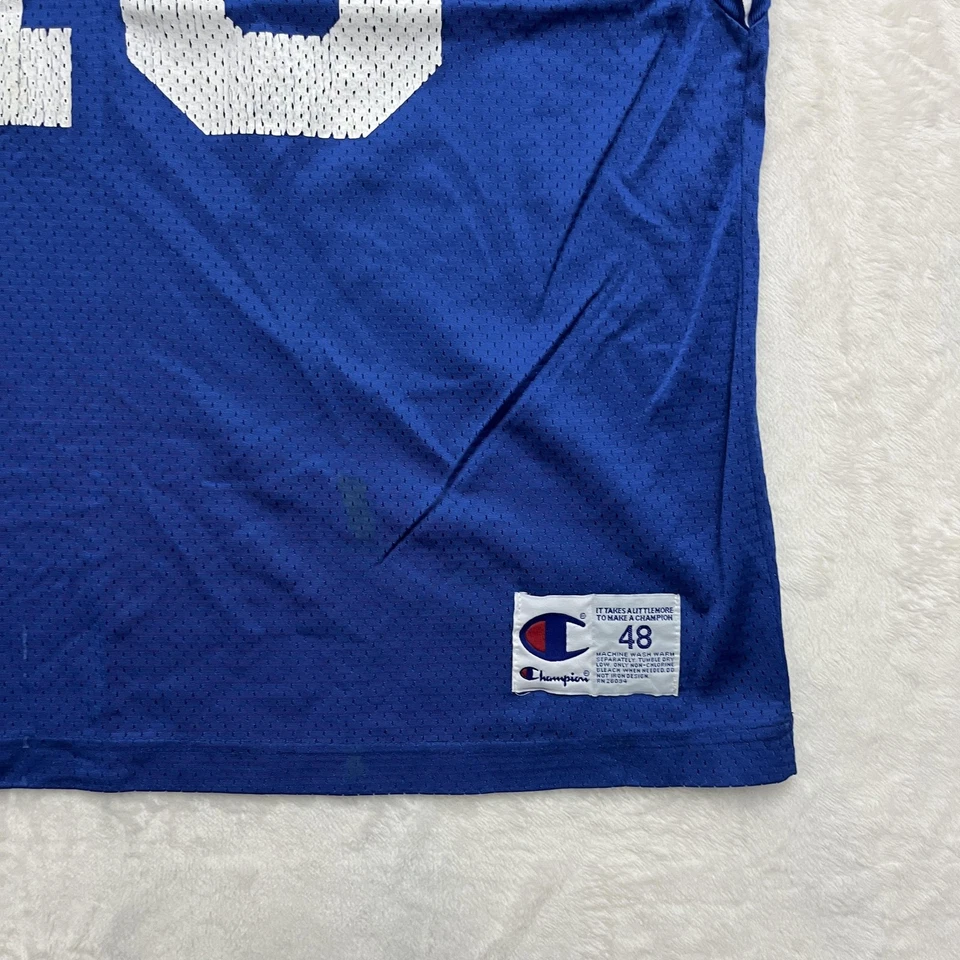 Camiseta Campeón Indianapolis Colts Hombres 48 Extra Grande Azul NFL Peyton Manning 18 Foto 4 de 4