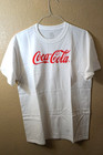Coca Cola large white print tshirt and red logo hat osfm unisex — photo 1