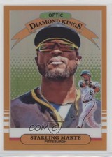2019 Panini Donruss Optic Diamond Kings Orange Prizm 3/99 Starling Marte #24 1u6