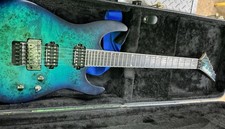 Jackson Pro Series Soloist SL2P MAH Electric Guitar, Poplar Burl Aqua Shock