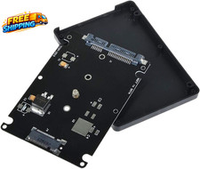 M.2 NGFF SSD to 2.5" SATA III Enclosure 7Mm Drive Adapter 2242 2260 2280