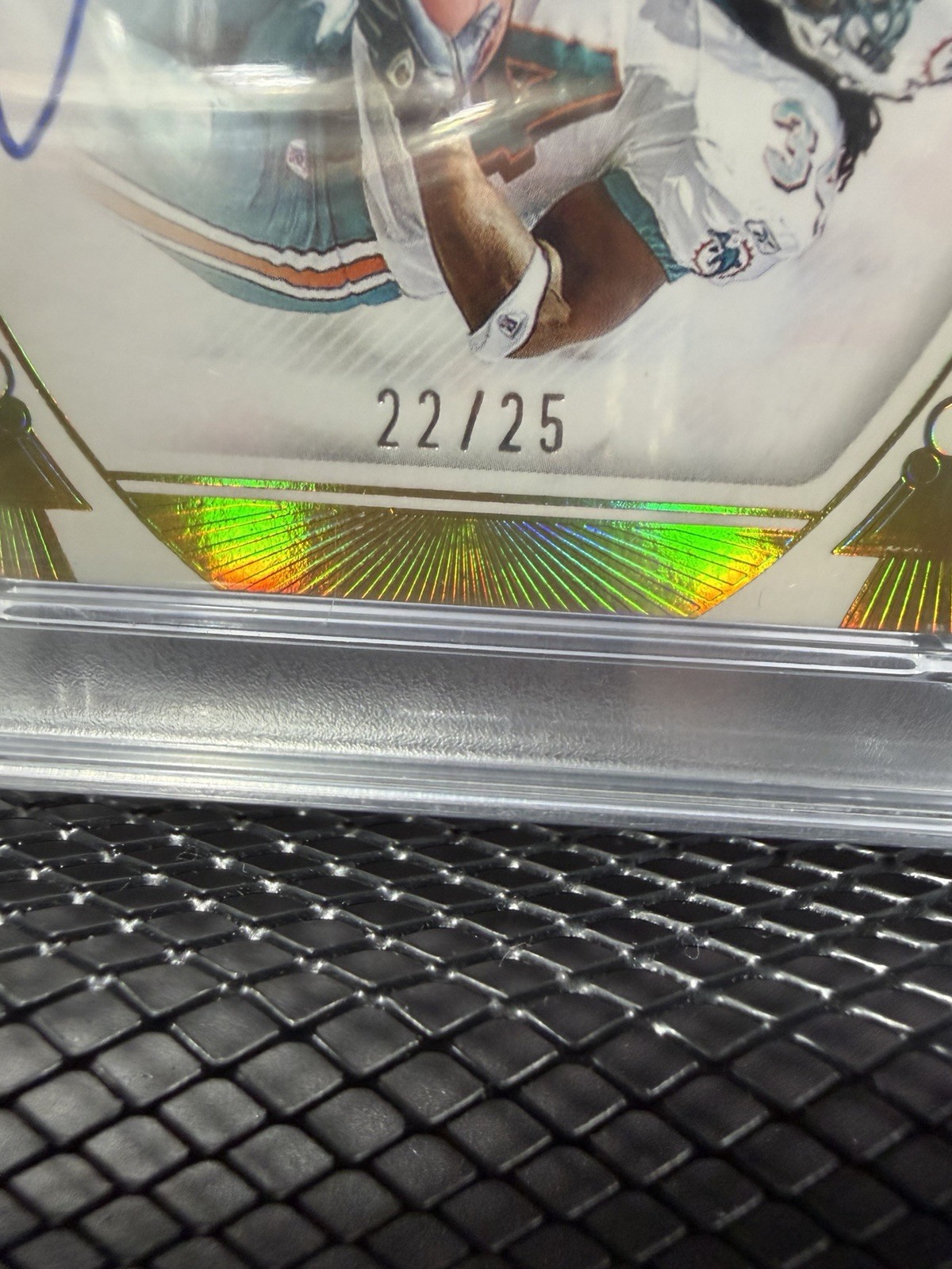 2024 Panini Flawless - Greats Auto Ricky Williams #G-RWS /25 PSA 8 POP 1 view 4