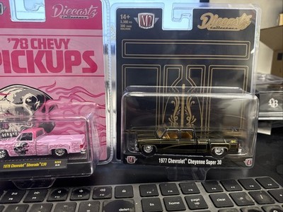 2026 M2 Diecastz Exclusive Set/ 2 1977 &1978 Cheyenne Pink N Black