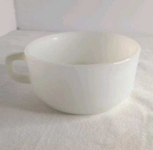 Vintage Anchor Hocking Fire King Soup Bowl Mug with D Handle White Replacement
