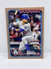 2024 Topps Update Series Andy Pages Rookie #US221 Gold /2024 Dodgers RC
