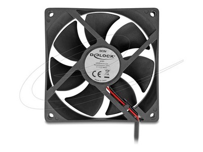 Delock Axial Fan DC 92 x 92 black 67291