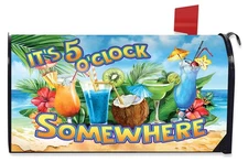 Briarwood Lane 5 O'Clock Cocktails Summer Mailbox Cover