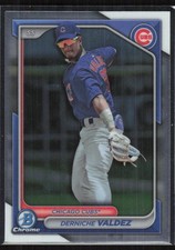 2024 Bowman #BCP-7 Derniche Valdez Chrome Prospects Chicago Cubs