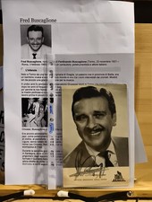 AUTOGRAFO ORIGINALE FRED BUSCAGLIONE Aut4/210