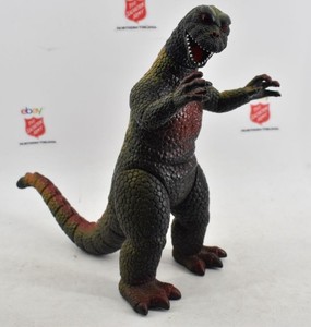 Vintage 1986 Dor Mei Godzilla  14" Figure With Articulated Arms & Realistic Scal