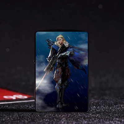 Windproof Lighter Novelty Custom Printed Valorant Agent Sova Collectable Gift