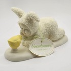 RARE Dept. 56 Snowbabies Chick Chat #26352 Porcelain Bisque Snowbaby with Chick