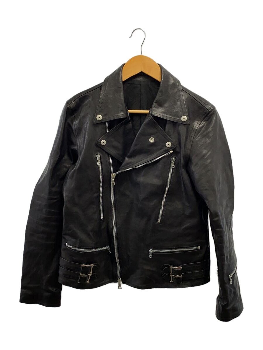 Isamu Katayama Backlash Double Riders Jacket/M/Leather/Blk/1873-03 3483
