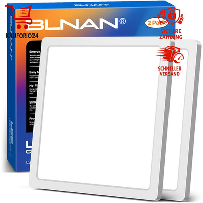 LED Deckenleuchte 18W Flach Panel 1800lm Warmweiß Neutralweiß Kaltweiß 22cm