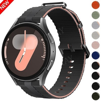 20/22mm Sport Silicone Band Strap For Samsung Galaxy Watch 7 FE 6 5 4 3 Classic