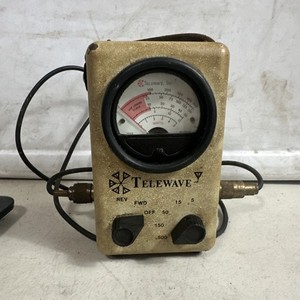 Telewave 44A RF Wattmeter 20 MHz - 1000 MHz with N Connectors 500W UNTESTED