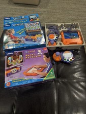 LOT Vtech V.smile TV Learning System Console w 2 Controllers 7 Games  Keyboard