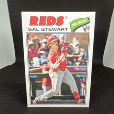 Topps Heritage Sal Stewart #221 Cincinnati Reds Rookie Baseball Card
