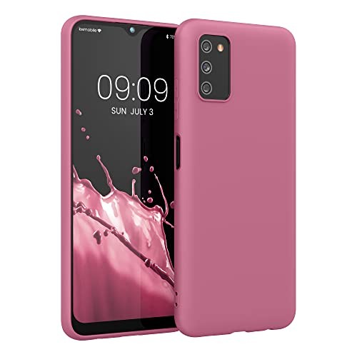 Case Compatible with Samsung Galaxy A03s Case - Soft Slim Protective Dark Rose - Zdjęcie 2 z 7