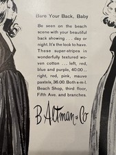 Vintage New Yorker Magazine B Altman And Co. ...