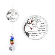 Memorial Suncatcher - Sympathy Gift for Loss of Loved One - Crystal Rainbow