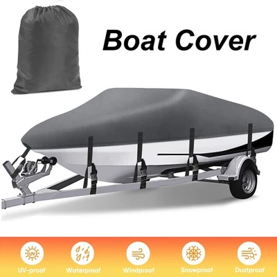 Heavy-Duty Marine Grade 17ft-19ft / 5.2m-5.8m Trailerable Jumbo Cover Protector - image 1 of 4