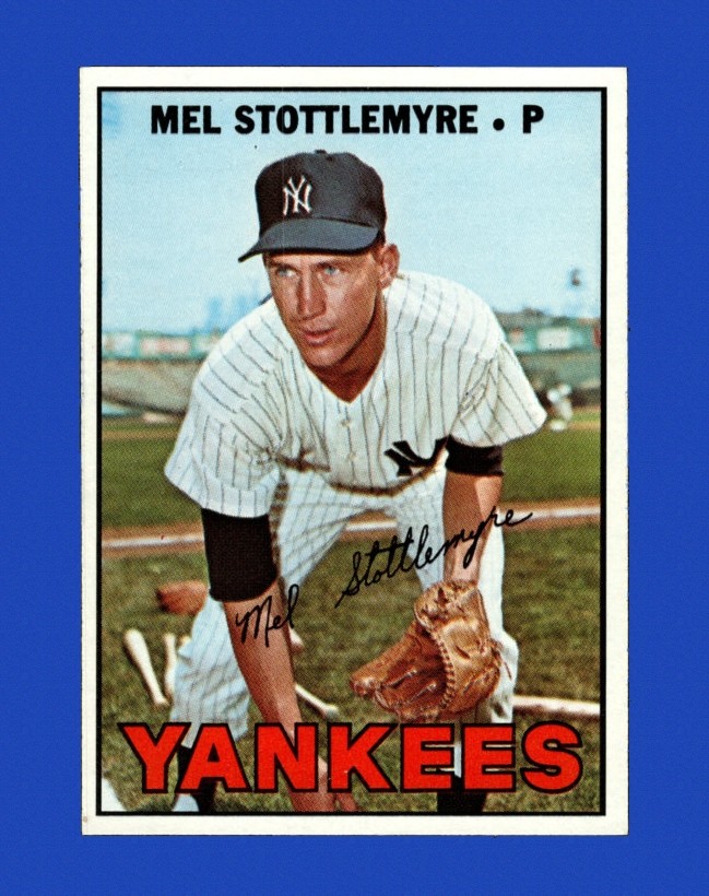 1967 Topps Set-Break #225 Mel Stottlemyre EX-EXMINT *GMCARDS*