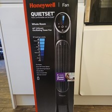 Honeywell HYF290 Quietset 40" Inch Oscillating Tower Fan, 8 Levels   Quiet Power