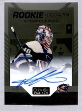Matiss Kivlenieks 2020-21 OPC Platinum Rookie Auto #R-KI Columbus Blue Jackets