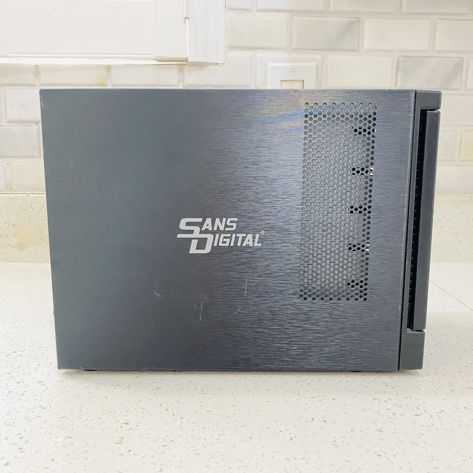 🔥Sans Digital TR5M-B SATA Hard Drives Enclosure Case Only Tested Works - Image 3 of 4